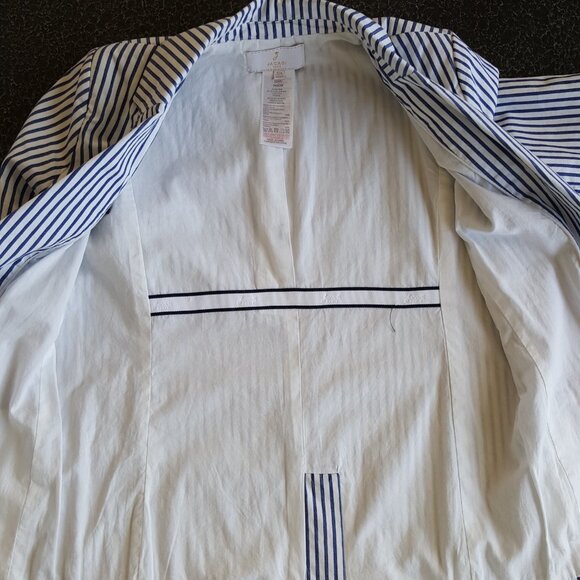 Jacadi ! 100% Cotton blue stripe blazer and shorts boy (10 YRS) - Picture 7 of 16